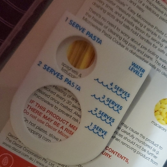 Spaghetti Microwave Cookware Set for Kitchen Essentials - Picture 6 of 8